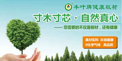 十大板材品牌豐葉品質：寸木寸芯 自然真心