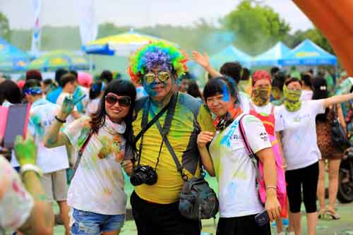 嘉寶莉獨(dú)家冠名衡陽彩跑再度來襲