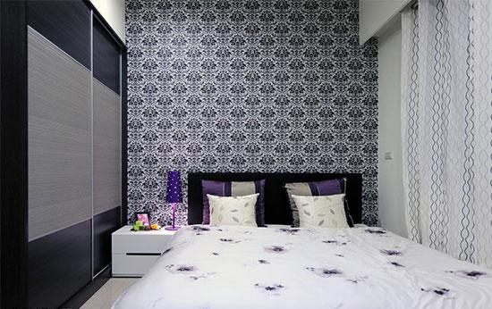 低成本裝修的89平3居室 巧用壁紙妝點空間