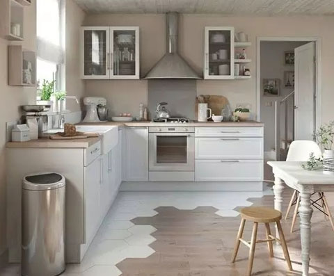 百搭生活 木地板與瓷磚混合搭配營造靚麗家居風景 百搭生活 木地板與瓷磚混合搭配營造靚麗家居風景