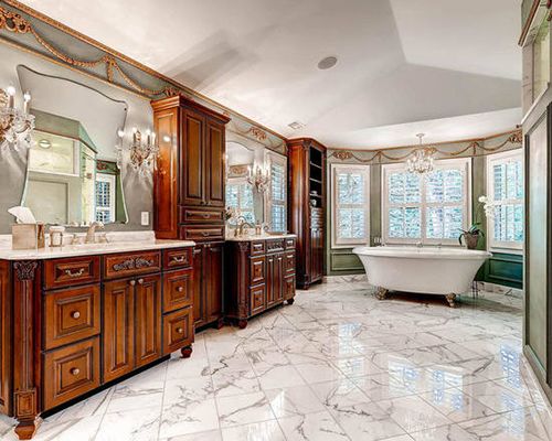 八款歐式古典風格衛浴間的奢華裝修圖欣賞