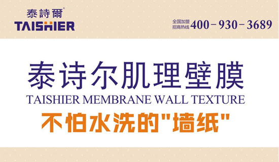 泰詩爾肌理壁膜央視廣告火熱開播 開創品牌盛世