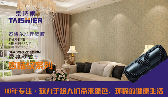 泰詩爾肌理壁膜央視廣告火熱開播 開創品牌盛世