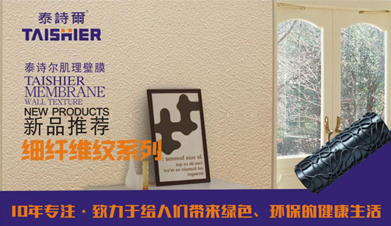 泰詩爾肌理壁膜央視廣告火熱開播 開創品牌盛世