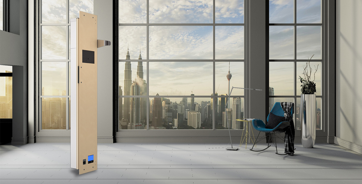 潔凈清新，壁掛式新風系統更適合裝修好的房子