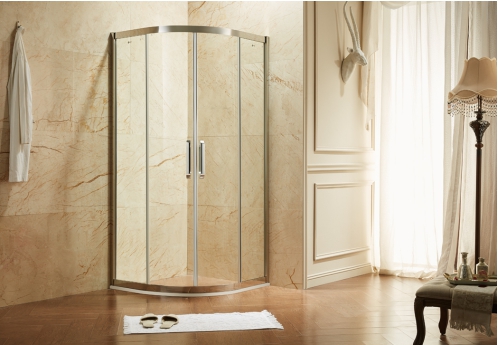 玫瑰島PP2不銹鋼扇形淋浴房助力小戶型衛生間干濕分離 玫瑰島PP2不銹鋼扇形淋浴房助力小戶型衛生間干濕分離