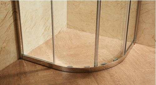 玫瑰島PP2不銹鋼扇形淋浴房助力小戶型衛生間干濕分離 玫瑰島PP2不銹鋼扇形淋浴房助力小戶型衛生間干濕分離