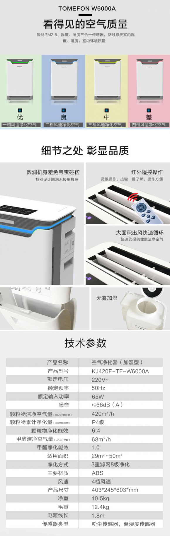 凈化器參數(shù)到底有什么意義？消費者怎么通過參數(shù)匹配購買需求？