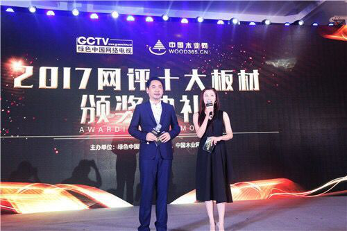 壯象榮獲“中國十大生態板品牌”稱號，品質見證輝煌！