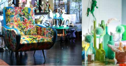 發藍家居新品發布會在法蘭絨家居+咖啡舉行