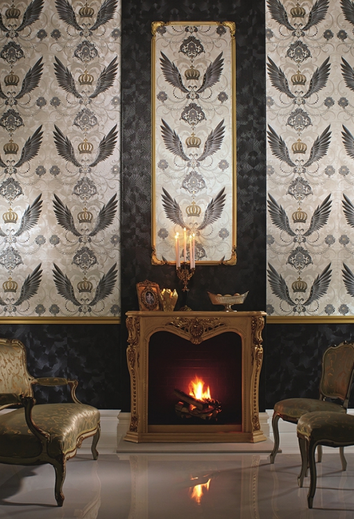 羽毛,賦予奢華壁紙獨一無二的靈氣 羽毛,賦予奢華壁紙獨一無二的靈氣