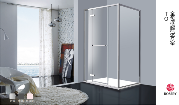 ROSERY玫瑰島推出TO全包框淋浴房,成市場新寵 ROSERY玫瑰島推出TO全包框淋浴房,成市場新寵