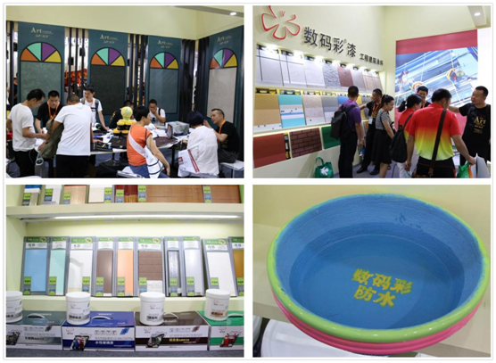 2018廣州建博會 數(shù)碼彩創(chuàng)新藝術(shù)涂裝必定可以撩到你