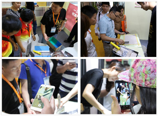 2018廣州建博會 數(shù)碼彩創(chuàng)新藝術(shù)涂裝必定可以撩到你