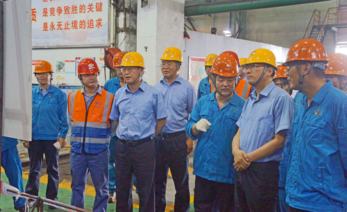 品牌日記|南鋼領導深入一線展開高溫慰問