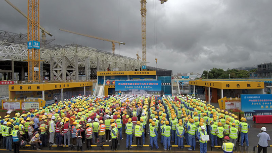 品牌大事|青龍參加深圳坪山高新區綜合服務中心項目誓師大會