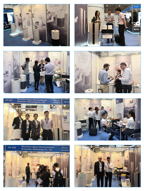 艾吉森攜空氣凈化器產品參展秋季香港電子展圓滿落幕