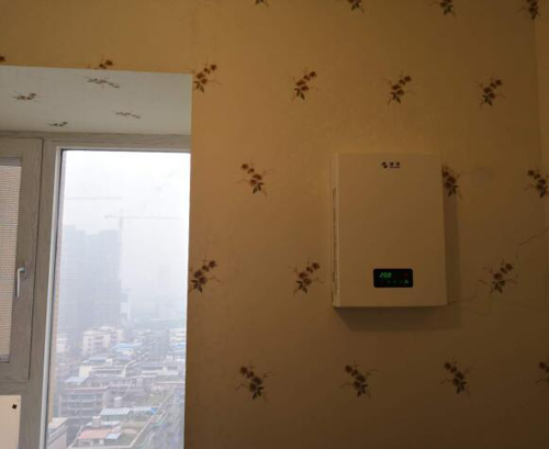 建源新風系統成都匯廈草堂銘城壁掛式產品安裝案例