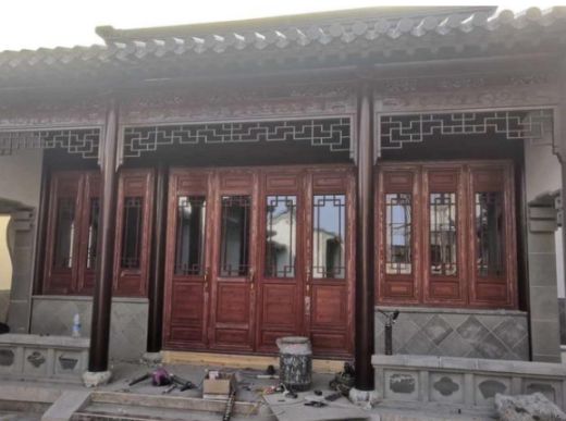 四合院與鋁合金仿古門窗，會不會天造地設的一對?