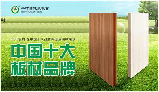 專業成就品牌 豐葉板材蟬聯“中國十大板材品牌” 專業成就品牌 豐葉板材蟬聯“中國十大板材品牌”