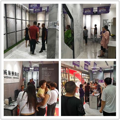 威廉頓陶瓷長(zhǎng)垣店在萬眾期待中盛大開業(yè)了!