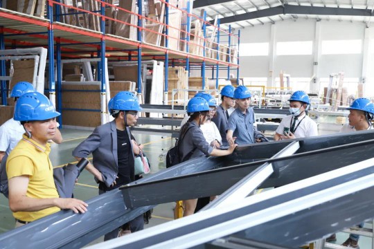 歐哲門窗總部迎來江門湛江設計力量協會設計師朋友到訪 歐哲門窗總部迎來江門湛江設計力量協會設計師朋友到訪