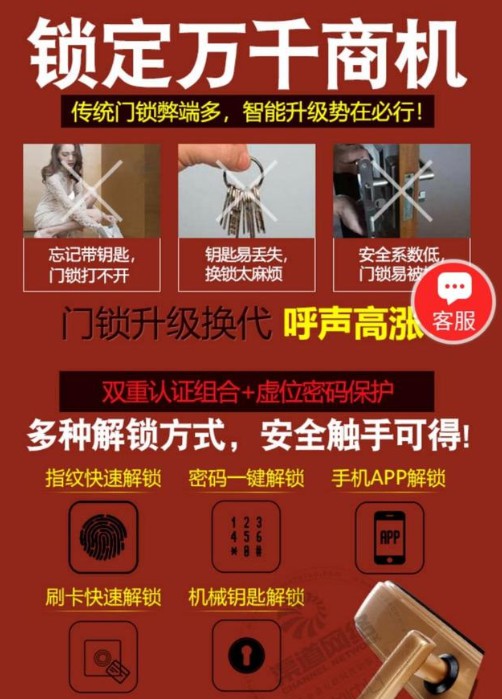 小縣城開個智能門鎖掙錢嗎？這就看你如何選擇產品