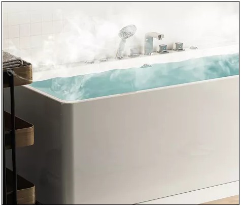 海爾纖享熱水器AS搭載智慧七星級凈水洗，可使洗浴水質更健康