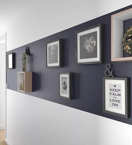 貝殼粉做的雙拼墻面，百搭家居，真的是很美