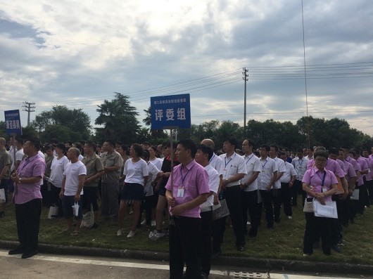 2020浦江縣鎖具裝配職業技能競賽在梅花鎖業廠區隆重開幕