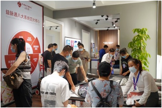 展會第三天，智能健康床墊益脈通，熱度不減!