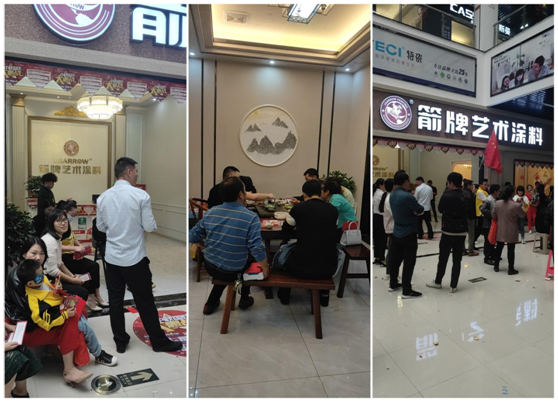 箭牌漆福建寧化專賣店中秋國慶大惠戰 捷報頻傳