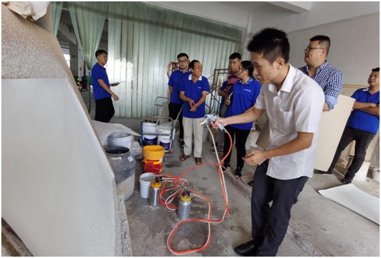 “南天課堂”助力南天品牌升級!大韓彩石品質升級培訓