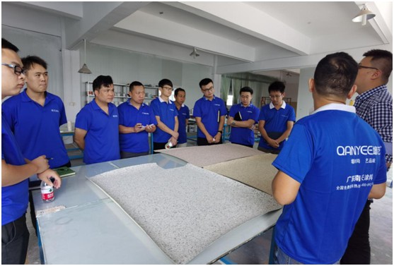 “南天課堂”助力南天品牌升級!大韓彩石品質升級培訓