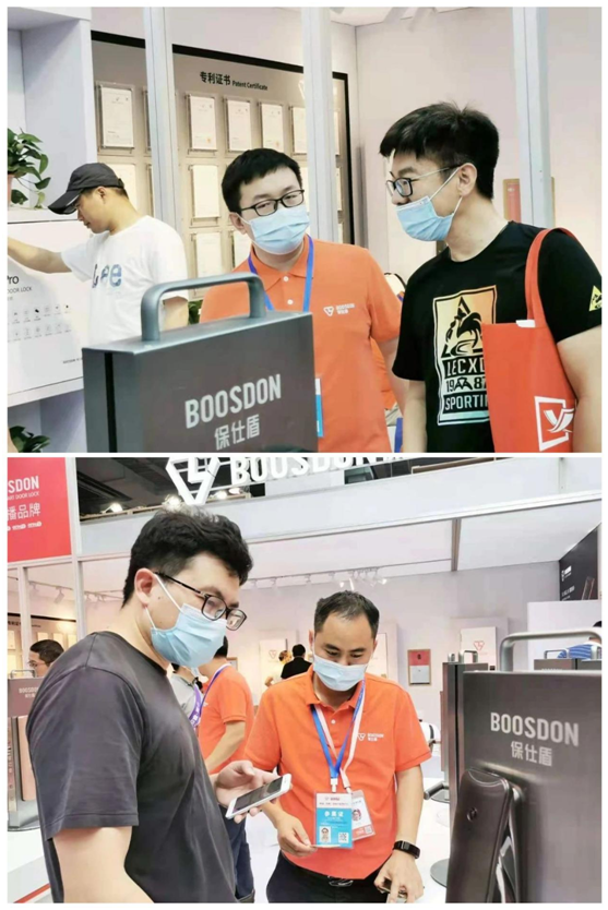 保仕盾智能鎖新品強(qiáng)勢(shì)亮相門博會(huì)，人氣爆棚嗨翻全場(chǎng)