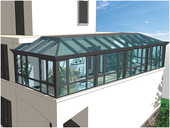 賞花聽雨，皇庭金門陽光房自成一處歲月靜好