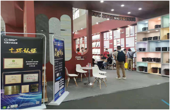 廣州建博會|探尋涂料美學(xué)先行者——宏燕藝術(shù)水漆