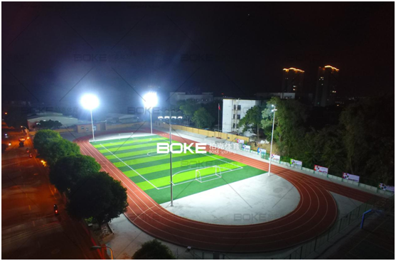 盡展運動風采|柏克體育沙溪華強學校照明項目