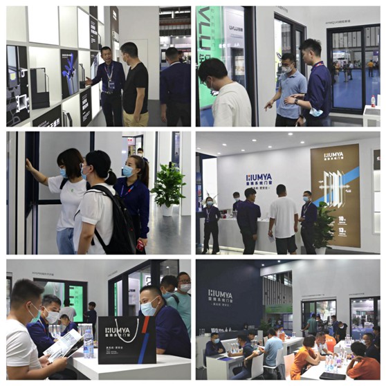 展會進行時丨皇雅門窗系統南京移門展首日盛況，現場直擊!