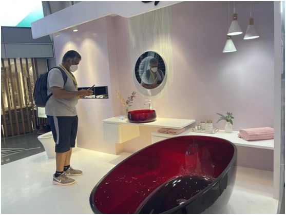 展會現場丨佛山陶博會盛大舉行,創品高衛浴引爆全場