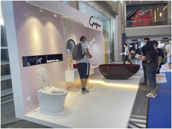 展會現場丨佛山陶博會盛大舉行,創品高衛浴引爆全場